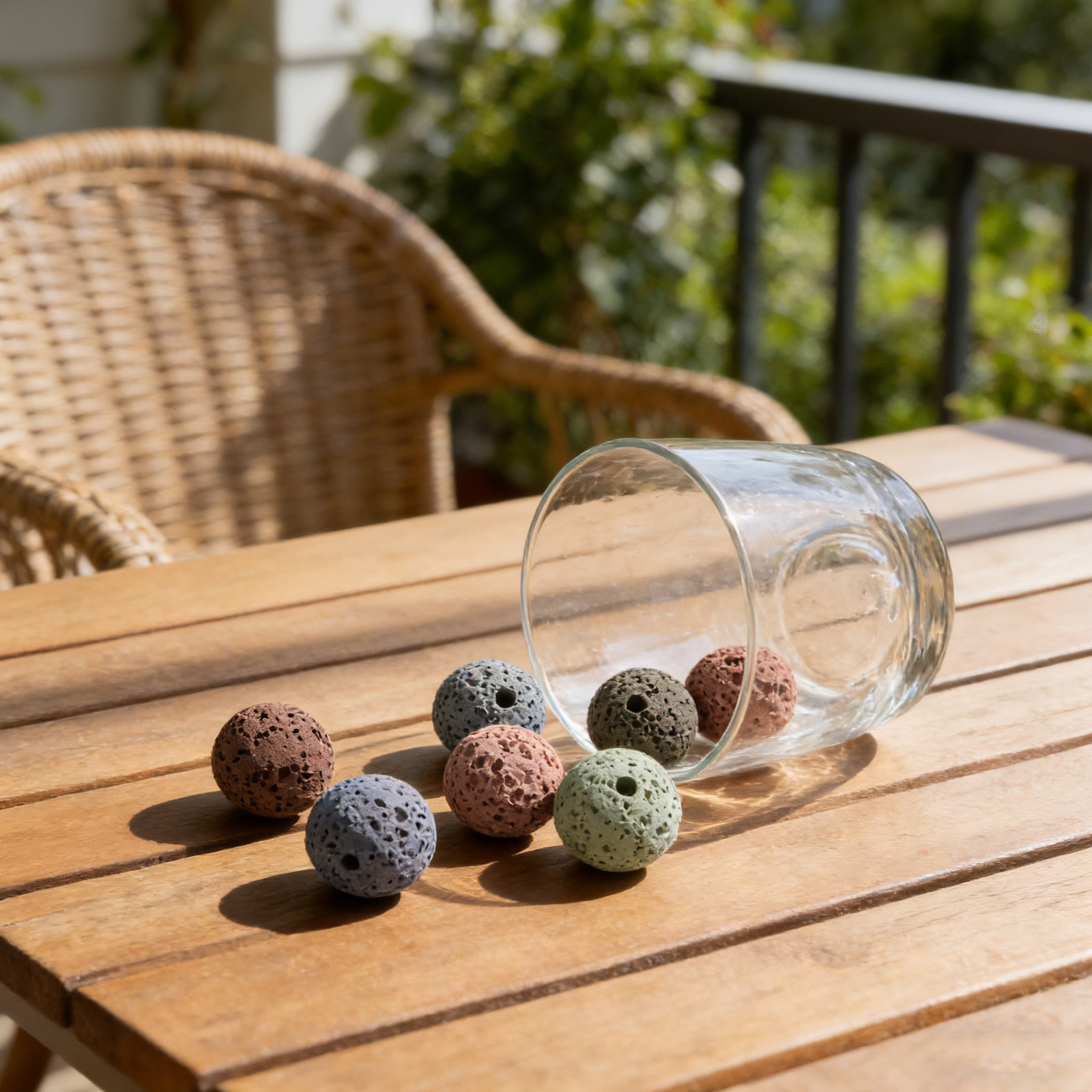 Aromatherapy Diffuser - 20Pcs Lava Rock Essential Oil Diffuser