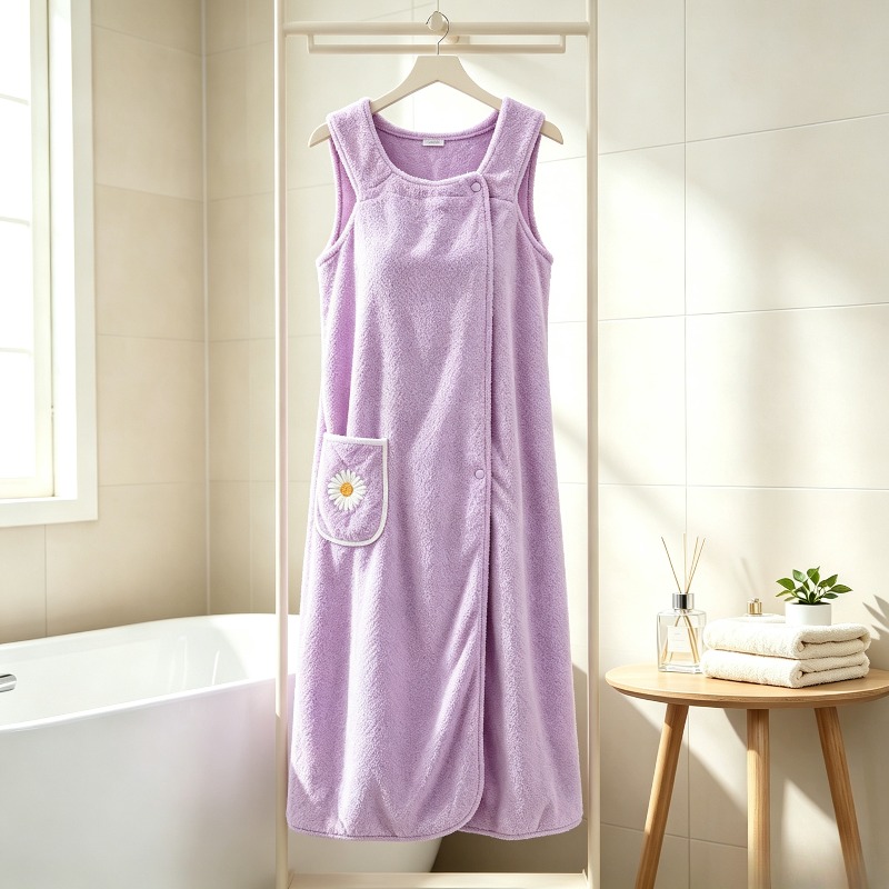 Extra Long Pink Floral Bath To - đánh giá và giá Spa Towel