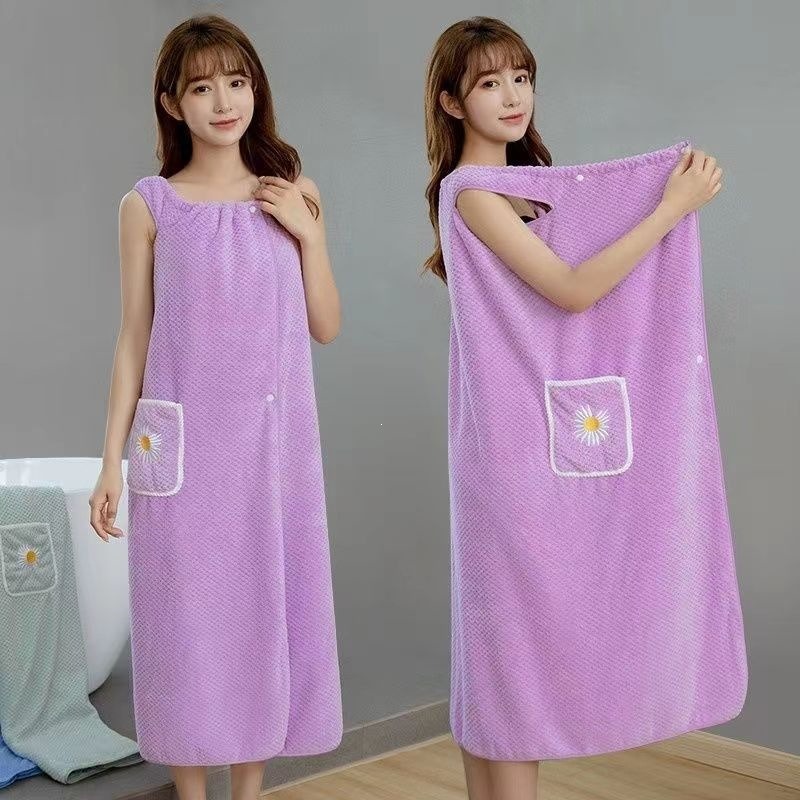 Extra Long Pink Floral Bath To - đánh giá và giá Spa Towel
