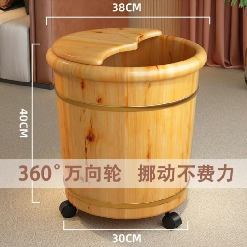 Wooden Foot Soaking Bucket, So - đánh giá và giá Spa Massager