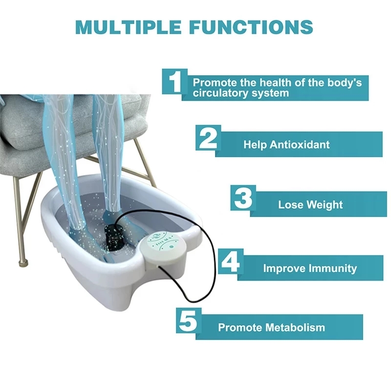 Foot Detox Ionic Spa Massager  - đánh giá và giá Bath Salts